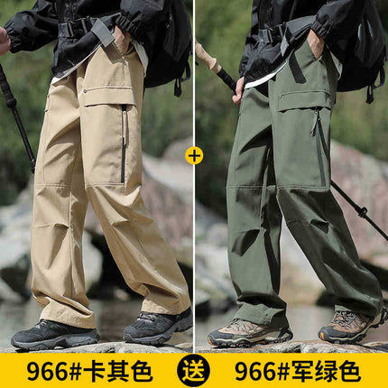 Camel HJCAMEL Tooling Pants Men's Autumn and Winter New Fashion Brand Loose Straight Waterproof Windproof Casual