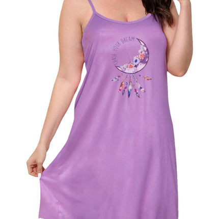 Cross-border European and American plus size Women's Pajamas Summer New Casual Loose Sexy Sling Nightdress Home Clothes Wholesale