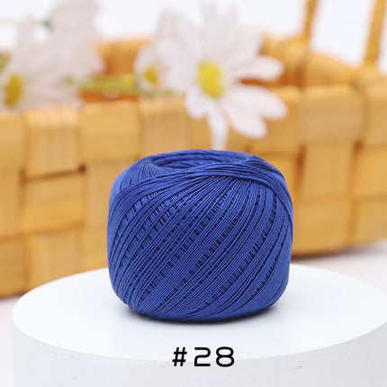 No. 10 Lace Thread Micro Hook Shuttle Weaving Handmade DIY Miniature Doll Fine Wool Crochet Ball 20g Wholesale