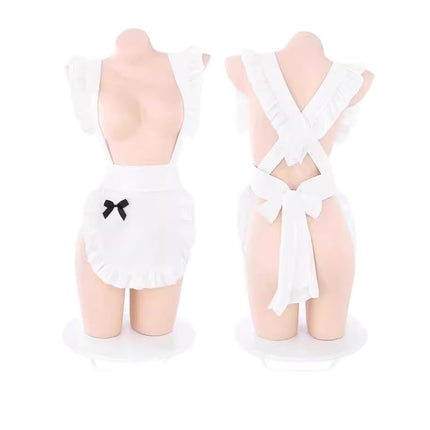 Two-Dimensional Maid Intimates Cute Cos Uniform Suit Maid Pure Desire Nightgown Lolita Sexy Jumpsuit Qq
