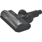 Flocked black floor brush (gold roller brush with led light)