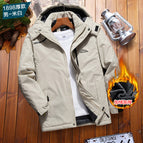 White fleece-lined male / L