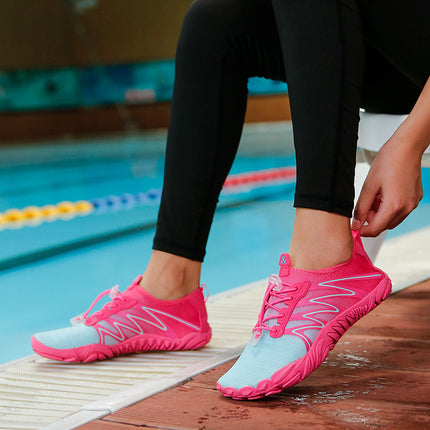 New Cross-border Five-finger Wading Shoes Outdoor Couple's Tracing Shoes Water Sports Non-slip Beach Shoes Amphibious Shoes
