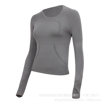 Lulu Original Label Quick-Dry Yoga Wear Sports Long-Sleeve 2.0 T-Shirt Swiftly Tech Women's Round-Neck Slim Fit