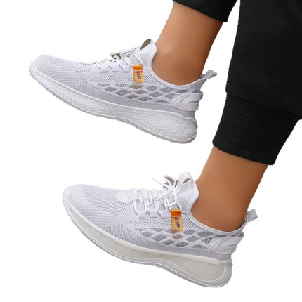 Men's Summer Breathable Running Shoes, Mesh Sneakers, Versatile Casual Student Jogging Shoes, Cross-Lace Comfortable Shoes