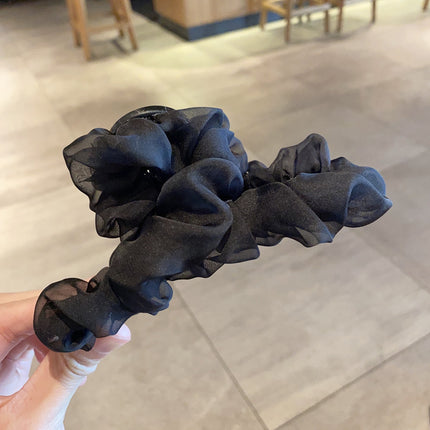 2026 New Style Hair Clip Claw Clip Shark Clip Hairpin for Women Large Mesh Pleated Clip Hair Accessory Hairpin