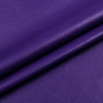 Elastic Pu Soft Leather Fabric with Fine Grain for Bags and Shoes, Flat Elastic Clothing Material, Plain Weave Garment Accessories for Cross-Border Trade