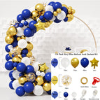 Blue balloon set 008