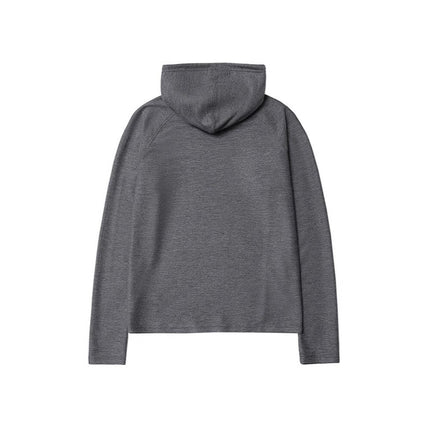 Spring Men's New Men's Base Shirt Stacked with Shawl Bib Hooded Niche Design Loose Pullover Sweater Top