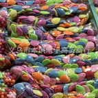 Mixed colors randomly / 40 faceted water droplets 12*18mm, about 950 pieces