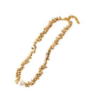 083 gold pearl necklace
