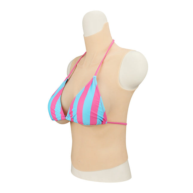 Cross-Dressing Factory Half-Length High-Elastic Solid Silicone Prosthetic Breasts Fake Breasts Cd Transvestite Cross-Dressing Cosplay Big Breasts