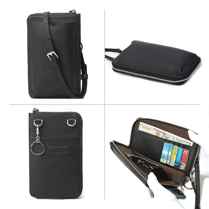 Crossbody small bag summer 2023 macaron all-match genuine leather girls' phone bag mini trendy new shoulder bag