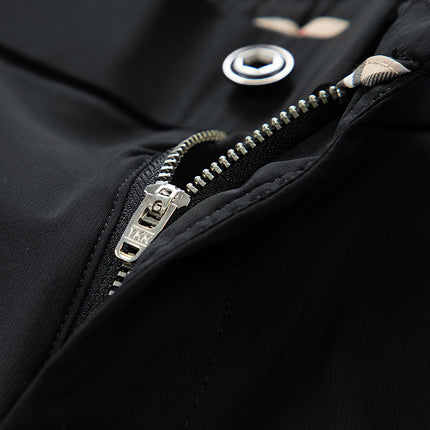 2025 Summer Thin Men's Pants Stretch Pants Summer Business Casual Ice Silk Summer Pants Drapey Light Luxury Pants