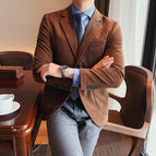 Two buttons brown / M can be worn under 55kg