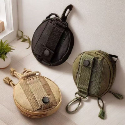 Outdoor Camouflage Portable Stowable Anti-Lost Portable Key Coin Purse
