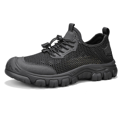Mesh shoes men's 2025 new summer breathable sports casual shoes men's outdoor hiking hiking shoes plus size 46