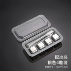 Four boxed ice clips-Silver