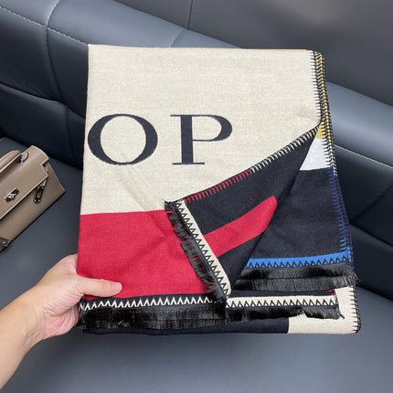 Cross-border Autumn and Winter Explosions European and American Color Matching Plaid Cashmere Scarf British Style Fashion All-match Warm Shawl Scarf