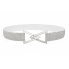 Silver wire silver buckle / L 85cm