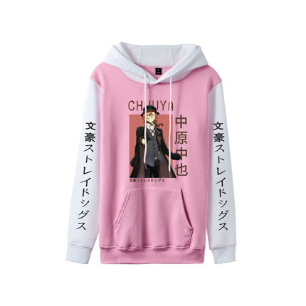 Foreign trade spring and autumn hooded sweater literary giant wild dog around the European code cross-border hot printing pullover men's and women's sweater