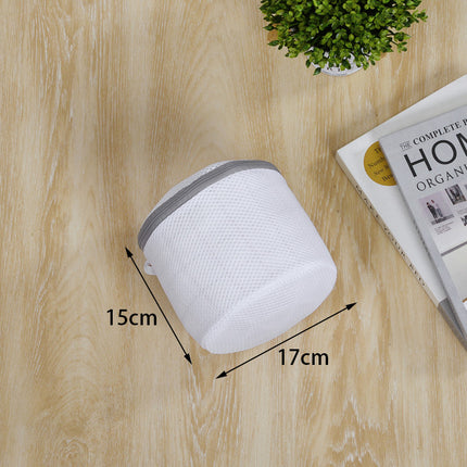 Edging Gray self-locking zipper 60g thick mesh laundry mesh bag