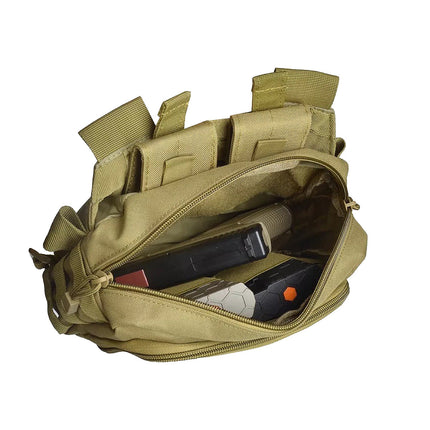 Outdoor Multifunctional Tactical Crossbody Bag, Sports Shoulder Bag, Water-Repellent Military Fan Multifunctional Magazine Pistol Storage Bag
