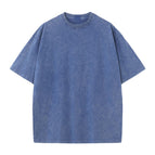 Short-sleeved blue 230g / S