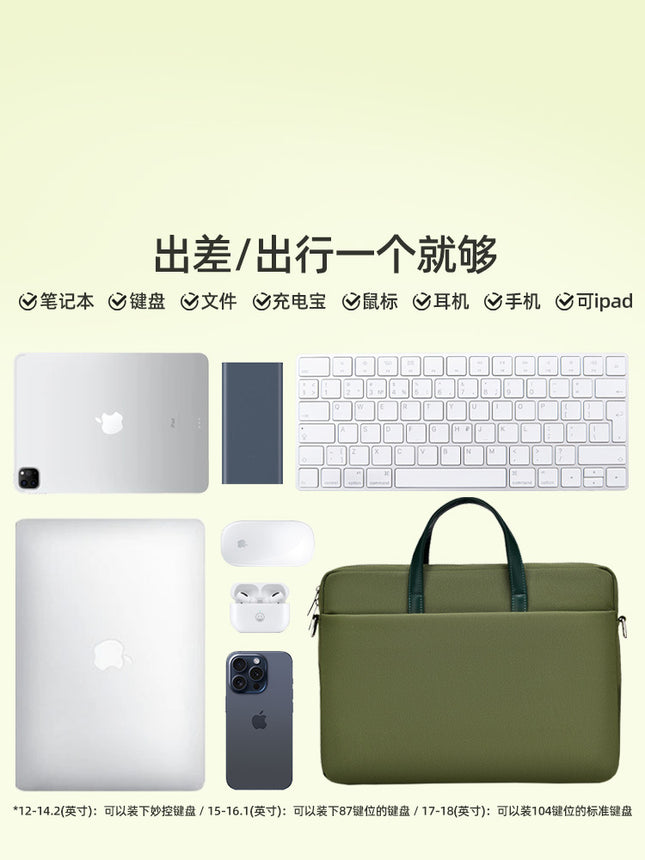 Computer bag version of anti-fall airbag laptop bag shoulder portable 14 inch bag 16 inch slung laptop bag