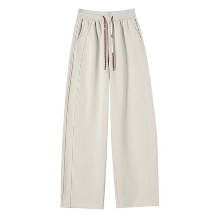 Shisanxing 2026 Autumn/Winter New High-Waisted Slim Fit Banana Pants Wide-Leg Pants Straight Casual Pants Sports Pants for Women