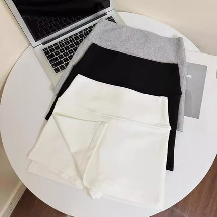 2024 Summer Pants Skirt Design Sense Sports Skirt Spice Girls Yoga Pants Anti-Light High Waist Hip Skirt Skirt