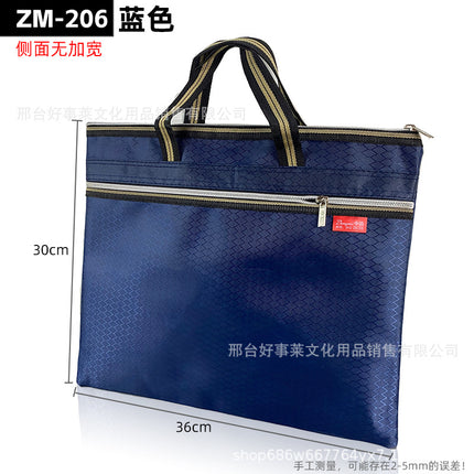 Multi-functional Briefcase Storage Handbag File Bag Large Capacity Meeting Bag Business Office Storage File Bag