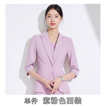 Light Workplace Suit dress suit Women's 2025 New Small Commuter High-end Suit Jacket Two-piece Set