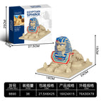 Source building block manufacturers can be substituted into the warehouse / City Landmark Sphinx