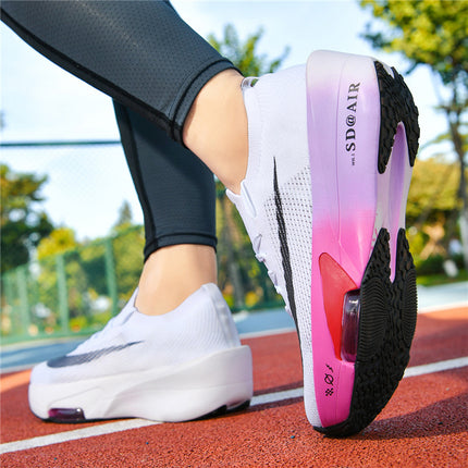 Shoes Men's New Summer Fly-Knit Air-Cushion Shoes High-End Sports Shoes Casual Shoes Breathable Youth Running Shoes Breathable