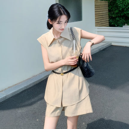This Year's Trendy and Stylish Women's Summer 2026 New High-End Casual Shorts Set, Cool and Eye-Catching Two-Piece Set