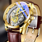 520 [double-sided hollow] brown leather