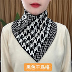 Black houndstooth [double layer thickeneding]