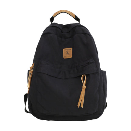 Schoolbags for Men and Women, Backpacks for Middle and High School Students, Travel Lightweight Backpacks, Large-Capacity Casual Canvas Travel Bags
