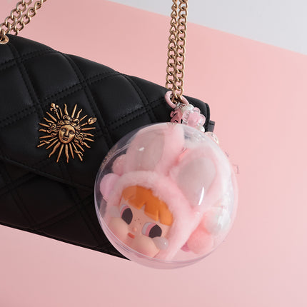 Acrylic Transparent Storage Display Ball Round Bag Keychain Pendant crybaby Cute Doll Storage Ball