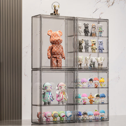 Bubble mate blind box storage display rack storage box wall-mounted dustproof acrylic doll hand-made Display Box Cabinet
