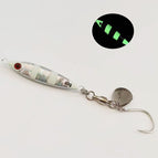 80g / Silver luminous gold sequin hook