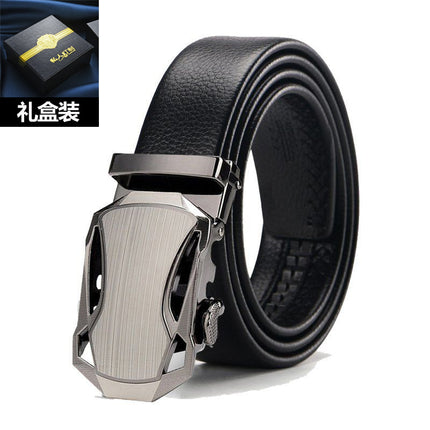 Ceali Kievr belt men's belt gift box automatic buckle pants belt tide casual Joker wholesale generation