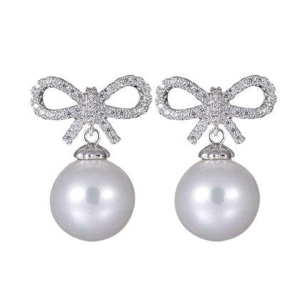 Water Drop Aaa Zircon Inlaid Earrings S925 Sterling Silver Earrings Quality Earrings Jewelry Factory Direct Sales Exquisite Earrings