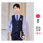 Men's blue vest (A203) / S