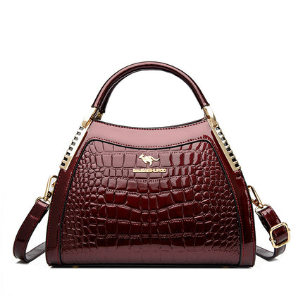 Bags Women's Bags Crocodile Pattern Handbags 2025 Foreign Trade New Trendy Ladies Handbags Women's Shoulder Bags