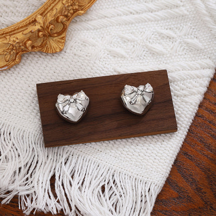 European and American Style Simple Elegant Metal Wind Ring Earrings Retro Exaggerated Irregular Electroplating High-grade Earrings for Women