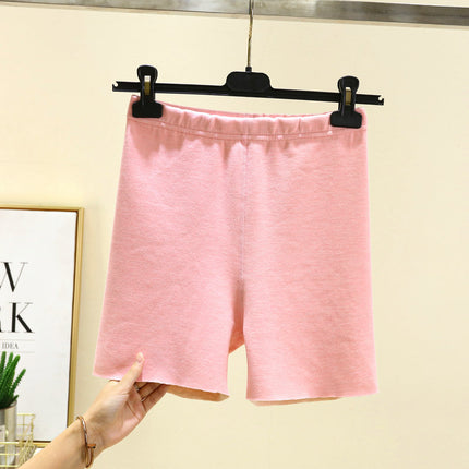 Derong Thermal Shorts Women's Winter Elastic Seamless Leggings Wool Silk Slim Three-Point Pants Heating Autumn Pants