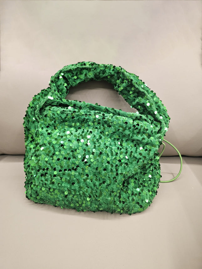 Fashion New Trendy Bags Niche Design Sequin Underarm Bag Trendy Niche High-End Shoulder Handbag