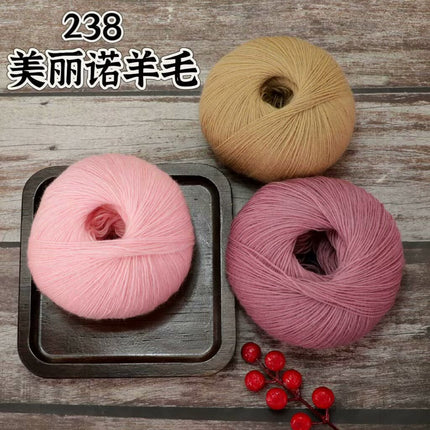 Manufacturer Wholesale 238 Wool Thread Hand-Knitted Shawl Hat Baby Wool Fluffy Wool Thread Ball 50g